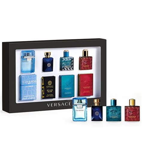 versace men's 5ml mini gift set 4 piece|Versace Men's 5.